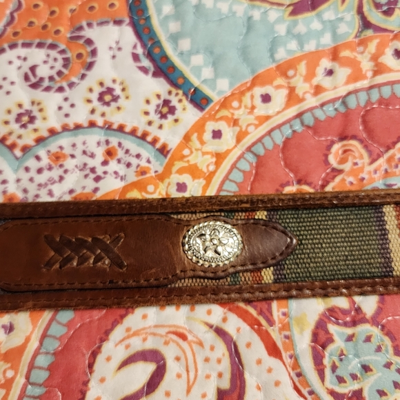 3-D Belt Company Western Boho Leather Belt Size Medium - Picture 8 of 11